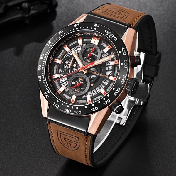 wristwatches pagani design 2021 man watch chronograph japan vk67 movt waterproof wristwatch men casual luxury watches relogios masculino, Slivery;brown
wristwatches pagani design 2021 man watch chronograph japan vk67 movt waterproof wristwatch men casual luxury watches relogios masculino, Slivery;brown