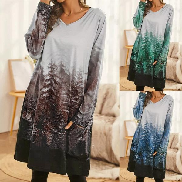 casual dresses ladies tree print dress landscape printed loose long sleeve pullover pocket fashion sukienki na lato damska boho women dre, Black;gray
casual dresses ladies tree print dress landscape printed loose long sleeve pullover pocket fashion sukienki na lato damska boho women dre, Black;gray