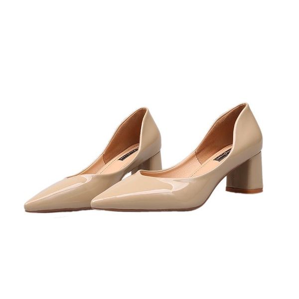 dress shoes 2021 spring autumn fashion street style pumps for woman pointed toe middle heel slip-on casual suitable party, Black
dress shoes 2021 spring autumn fashion street style pumps for woman pointed toe middle heel slip-on casual suitable party, Black