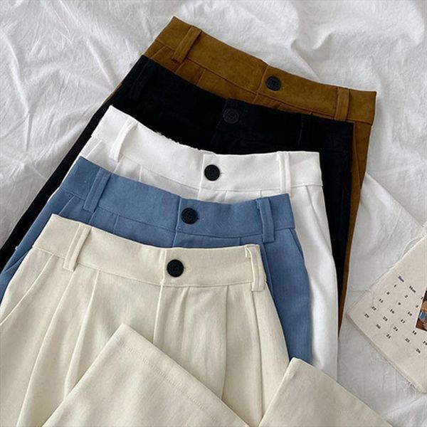 wavsiyier korean style spring streetwear womens pant high waist wide leg autumn straight casual solid trousers women, Black;white
wavsiyier korean style spring streetwear womens pant high waist wide leg autumn straight casual solid trousers women, Black;white