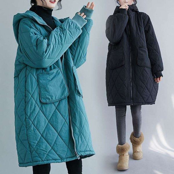 light luxurywomen's 2021 new in pocket winter the yards long diamond cotton-padded clothes to keep warm hooded jacket female down parka, Black
light luxurywomen's 2021 new in pocket winter the yards long diamond cotton-padded clothes to keep warm hooded jacket female down parka, Black