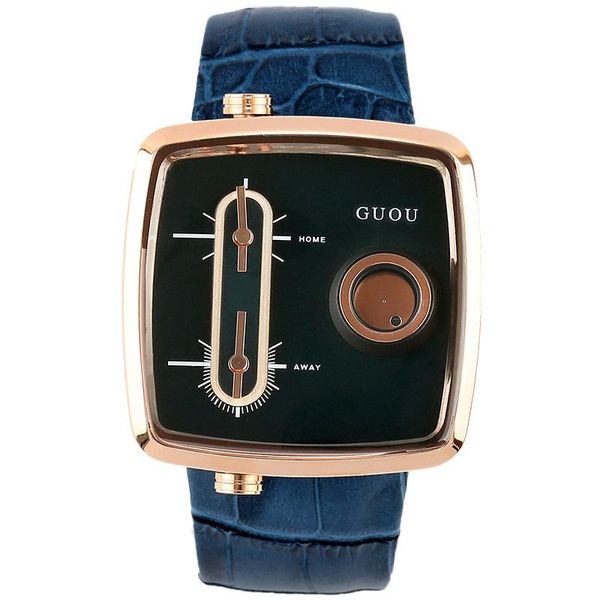 wristwatches fashion guou brand woman square dial analog wristwatch waterproof quartz lady watch calendar personality sports wrist watche, Slivery;brown
wristwatches fashion guou brand woman square dial analog wristwatch waterproof quartz lady watch calendar personality sports wrist watche, Slivery;brown