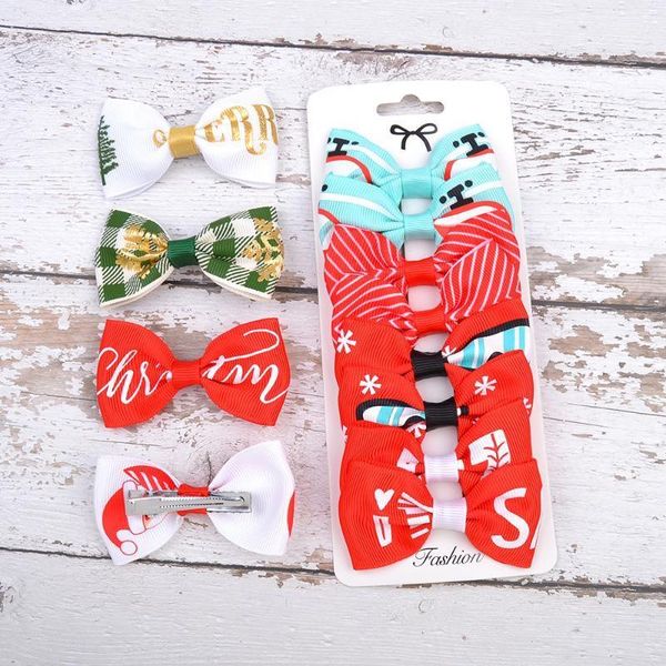 hair accessories 8pcs/lot chrismas printing bows clip for kids girls grosgrain ribbon elk printed hairpin boutique headwear, Slivery;white
hair accessories 8pcs/lot chrismas printing bows clip for kids girls grosgrain ribbon elk printed hairpin boutique headwear, Slivery;white