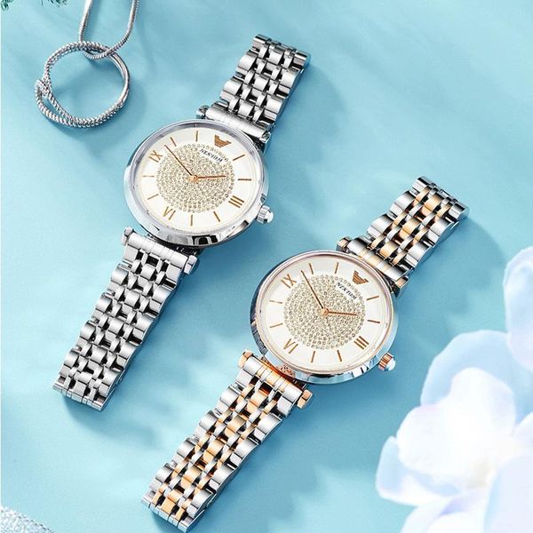 wristwatches nektom women's watches quartz rhinestone starry sky wrist watch ladies fashion elegant dress simple wristwatch, Slivery;brown
wristwatches nektom women's watches quartz rhinestone starry sky wrist watch ladies fashion elegant dress simple wristwatch, Slivery;brown