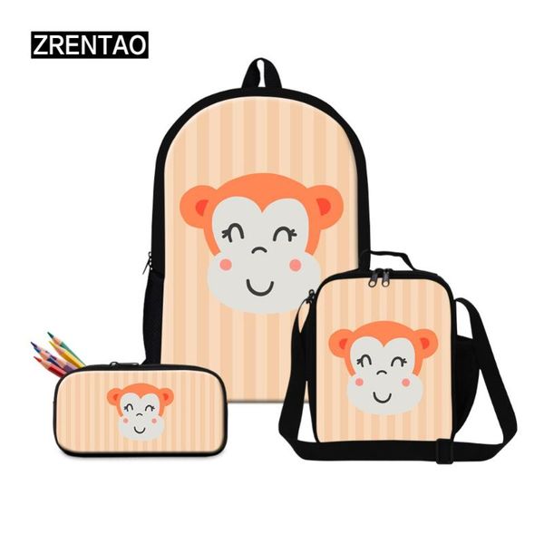 backpack zrentao 3 pcs\set with cartoon pencil case animal cooler bags primary children boys girls double shoulder book
backpack zrentao 3 pcs\set with cartoon pencil case animal cooler bags primary children boys girls double shoulder book