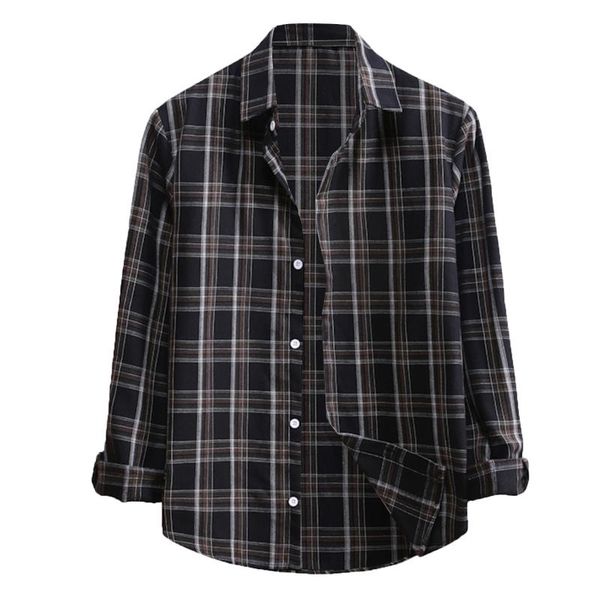 men's casual shirts harajuku plaid spring 2021 autumn winter flannel male oversized loose retro long-sleeved shirt, White;black
men's casual shirts harajuku plaid spring 2021 autumn winter flannel male oversized loose retro long-sleeved shirt, White;black