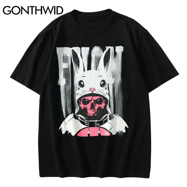 gonthwid harajuku tshirts streetwear rabbit skull punk rock gothic tees shirts hip hop fashion streetwear men short sleeve c0315, White;black
gonthwid harajuku tshirts streetwear rabbit skull punk rock gothic tees shirts hip hop fashion streetwear men short sleeve c0315, White;black