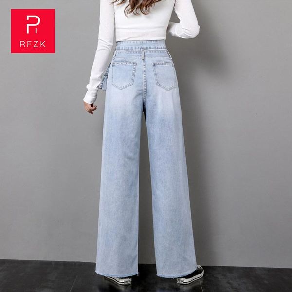 women's jeans rfzk loose pants retro straight trousers long wide leg femaledress 2021 casual high waist, Blue
women's jeans rfzk loose pants retro straight trousers long wide leg femaledress 2021 casual high waist, Blue