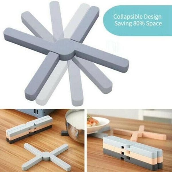 mats & pads 2021 kitchen accessories collapsible cross design silicone support pad pot drop gadgets holder trivets z4e2
mats & pads 2021 kitchen accessories collapsible cross design silicone support pad pot drop gadgets holder trivets z4e2