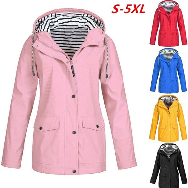 plus size women solid jackets long sleeve outwear coats rainproof hooded clothes windproof regular cover up chaqueta mujer, Black;brown
plus size women solid jackets long sleeve outwear coats rainproof hooded clothes windproof regular cover up chaqueta mujer, Black;brown