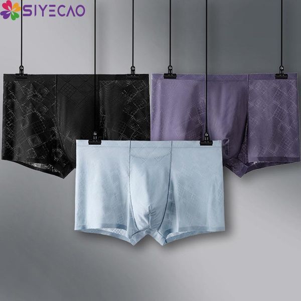 underpants one piece ice silk seamless underwear men boxer shorts mens jacquard boxers homme calzoncillos hombre slips, Black;white
underpants one piece ice silk seamless underwear men boxer shorts mens jacquard boxers homme calzoncillos hombre slips, Black;white