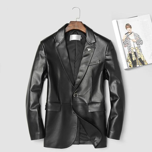 men's leather & faux ayusnue 2021 real jacket men spring autumn 100% sheepskin coat for genuine jackets blazer 3912 kj3003, Black
men's leather & faux ayusnue 2021 real jacket men spring autumn 100% sheepskin coat for genuine jackets blazer 3912 kj3003, Black