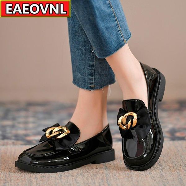 dress shoes leather single for women 2021 bow round head fashion all-match thick heel british style small, Black
dress shoes leather single for women 2021 bow round head fashion all-match thick heel british style small, Black