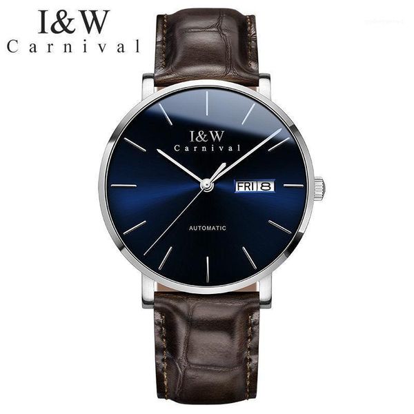 switzerland carnival men watches japan import nh36a sii o automatic mechanical movement watch croc band c8028-1 wristwatches, Slivery;brown
switzerland carnival men watches japan import nh36a sii o automatic mechanical movement watch croc band c8028-1 wristwatches, Slivery;brown