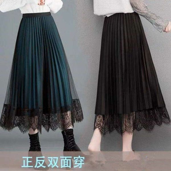 popular in pleated women's waisted new skirt large autumn high and winter hot, White;black
popular in pleated women's waisted new skirt large autumn high and winter hot, White;black