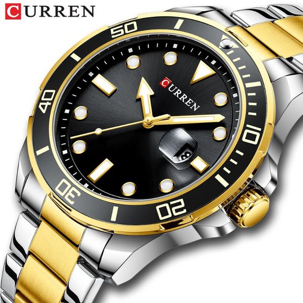 wristwatches curren fashion business watches for man quartz stainless steel wristwatch simple male clock with date relogio masculino, Slivery;brown
wristwatches curren fashion business watches for man quartz stainless steel wristwatch simple male clock with date relogio masculino, Slivery;brown