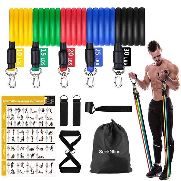 resistance bands set 11pcs portable exercise pull rope elastic fitness with handles for yoga gym training strength expande
resistance bands set 11pcs portable exercise pull rope elastic fitness with handles for yoga gym training strength expande