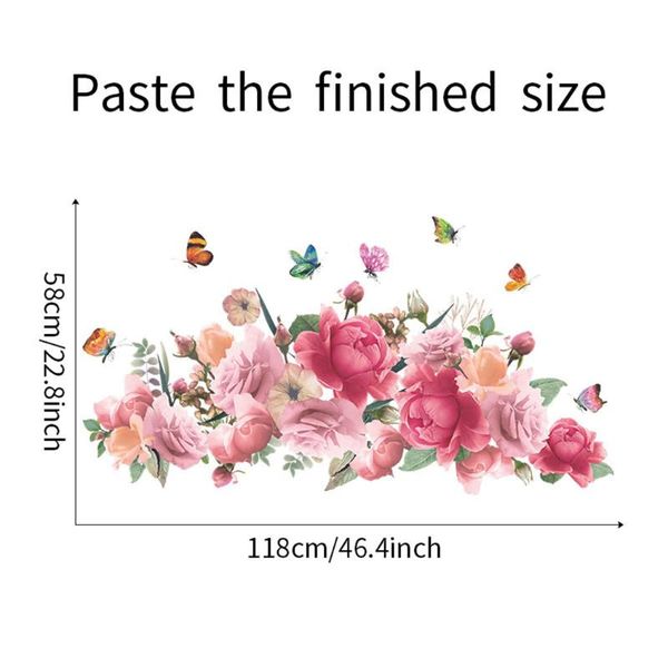 wall stickers 1pcs/setwall pink peony flower butterfly sticker living room home decal pvc
wall stickers 1pcs/setwall pink peony flower butterfly sticker living room home decal pvc