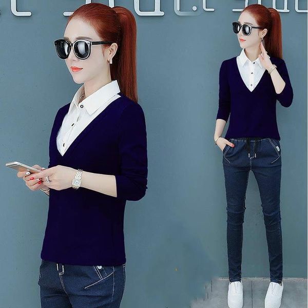 women's blouses & shirts autumn 2021 women plus velvet thickened fake two pieces female long sleeve bottoming shirt v-neck button stit, White
women's blouses & shirts autumn 2021 women plus velvet thickened fake two pieces female long sleeve bottoming shirt v-neck button stit, White