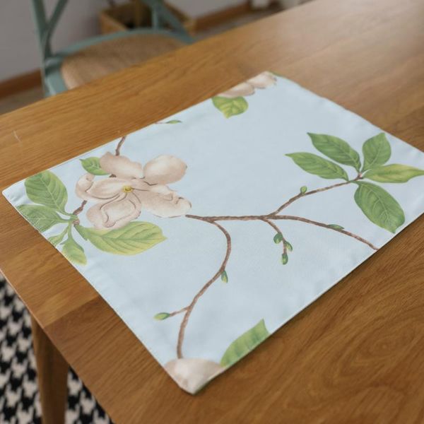 table cloth waterproof fabric placemats chinese style delicacy dining cushion insulation pad blue flower placemat filming props
table cloth waterproof fabric placemats chinese style delicacy dining cushion insulation pad blue flower placemat filming props