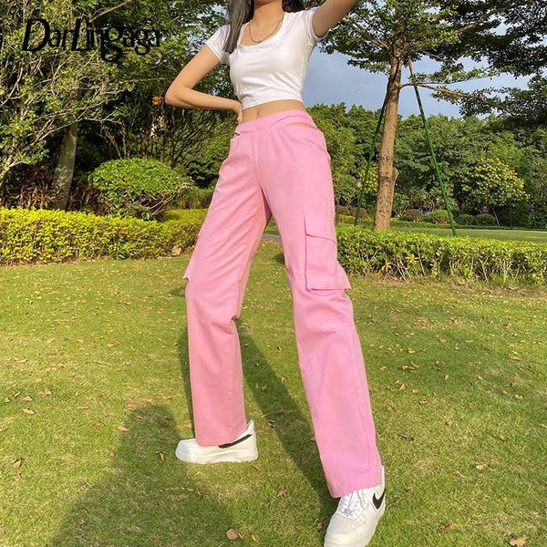 darlingaga harajuku pink cut out high waist pants solid pockets straight long trousers casual cargo pants women femme pantalon, Black;white
darlingaga harajuku pink cut out high waist pants solid pockets straight long trousers casual cargo pants women femme pantalon, Black;white