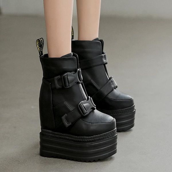 boots fashion ankle for women platform shoes punk gothic style rubber sole lace up black spring autumn chunky woman 12cm
boots fashion ankle for women platform shoes punk gothic style rubber sole lace up black spring autumn chunky woman 12cm