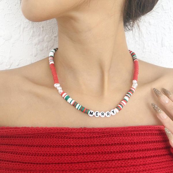 chokers wg vintage christmas necklace minimalist soft ceramic imitation pearl letter jewelry, Golden;silver
chokers wg vintage christmas necklace minimalist soft ceramic imitation pearl letter jewelry, Golden;silver