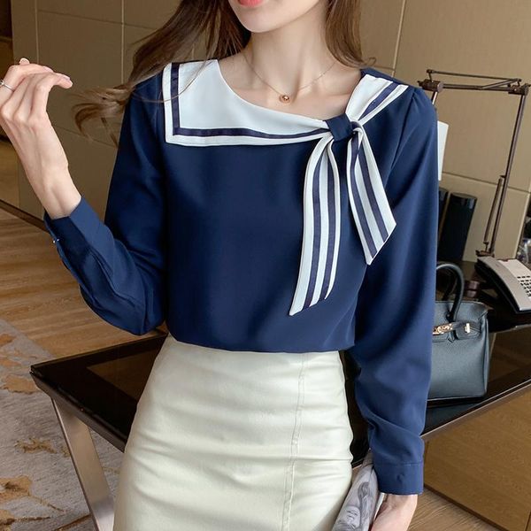 women's t-shirt women long-sleeve 2021 arrival spring and autumn fashion chiffon bow female western style c70, White
women's t-shirt women long-sleeve 2021 arrival spring and autumn fashion chiffon bow female western style c70, White