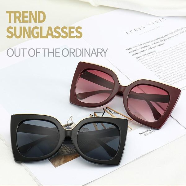 sunglasses luxury designer shades oversize women men eyeglasses vintage lunette gafas fashion brand glasses 2021 cat eye oculos, White;black
sunglasses luxury designer shades oversize women men eyeglasses vintage lunette gafas fashion brand glasses 2021 cat eye oculos, White;black