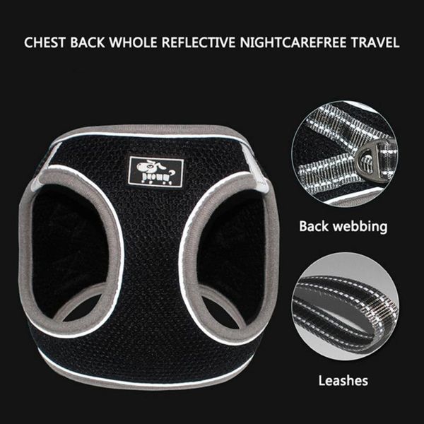 dog collars & leashes pet reflective breathable chest harness vest type matching leash products color multiple choices
dog collars & leashes pet reflective breathable chest harness vest type matching leash products color multiple choices