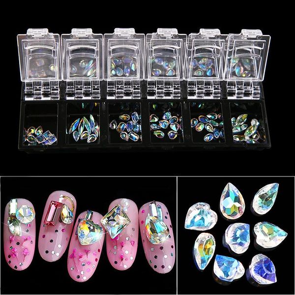 2021 box transparent crystal ab glass rhinestones for nails 3d strass glitter jewelry nail art decorations fast ship
2021 box transparent crystal ab glass rhinestones for nails 3d strass glitter jewelry nail art decorations fast ship