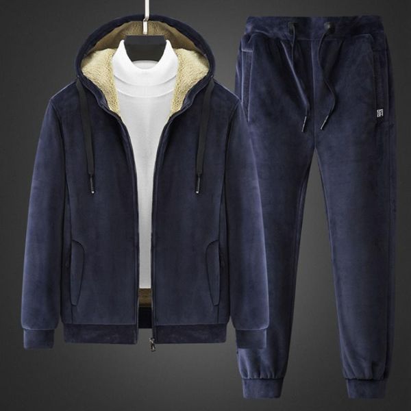autumn men's casual set hooded sweater suit sportswear plus velvet long-sleeved fashion men's two-piece suit, Gray
autumn men's casual set hooded sweater suit sportswear plus velvet long-sleeved fashion men's two-piece suit, Gray