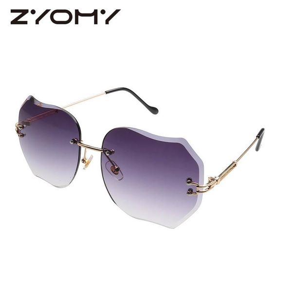 sunglasses q trend cut edge personality irregular women colorful ocean film frameless metal glasses frame goggles female gafas, White;black
sunglasses q trend cut edge personality irregular women colorful ocean film frameless metal glasses frame goggles female gafas, White;black