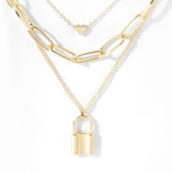 pendant necklaces chains necklace for men women teen girls boys, layered heart lock pendants, Silver
pendant necklaces chains necklace for men women teen girls boys, layered heart lock pendants, Silver