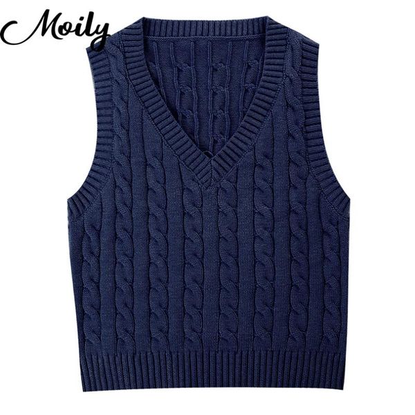 women's vests girls v neck sleeveless sweater vest school student gentle pullover crop autumn winter casual cable knit waistcoat for wo, Black;white
women's vests girls v neck sleeveless sweater vest school student gentle pullover crop autumn winter casual cable knit waistcoat for wo, Black;white