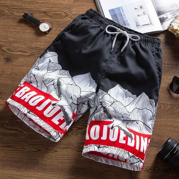 men's shorts summer casual men beach breathable quick dry loose fashion hawaii print short pants couple male, White;black
men's shorts summer casual men beach breathable quick dry loose fashion hawaii print short pants couple male, White;black