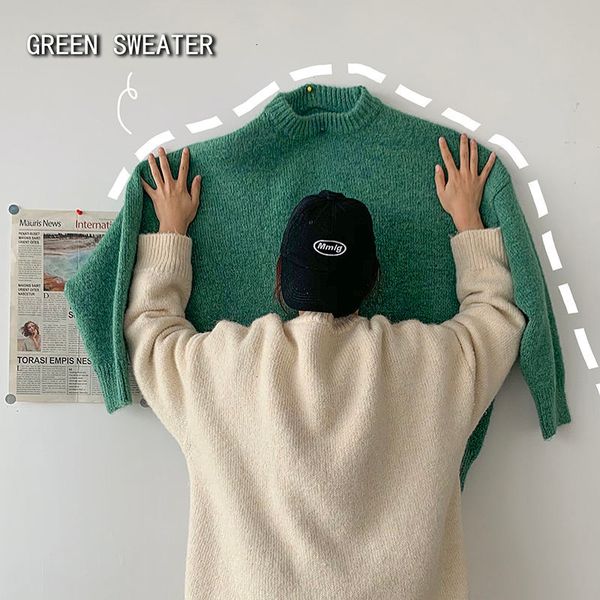 2021 new winter sweater men's warm fashion casual knitted pullover men wild loose korean o neck knitting sweaters mens clothes -xl u41, White;black
2021 new winter sweater men's warm fashion casual knitted pullover men wild loose korean o neck knitting sweaters mens clothes -xl u41, White;black