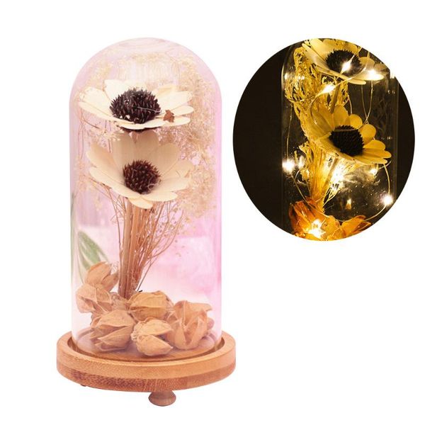 1pc usb glass cover led light simulation immortal rose deskornament valentines day gift for lady home decoration (rand
1pc usb glass cover led light simulation immortal rose deskornament valentines day gift for lady home decoration (rand