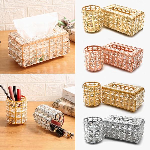 storage boxes & bins 2pcs/set nordic crystal tissue box makeup brush holder bedroom office el table napkin dispenser
storage boxes & bins 2pcs/set nordic crystal tissue box makeup brush holder bedroom office el table napkin dispenser