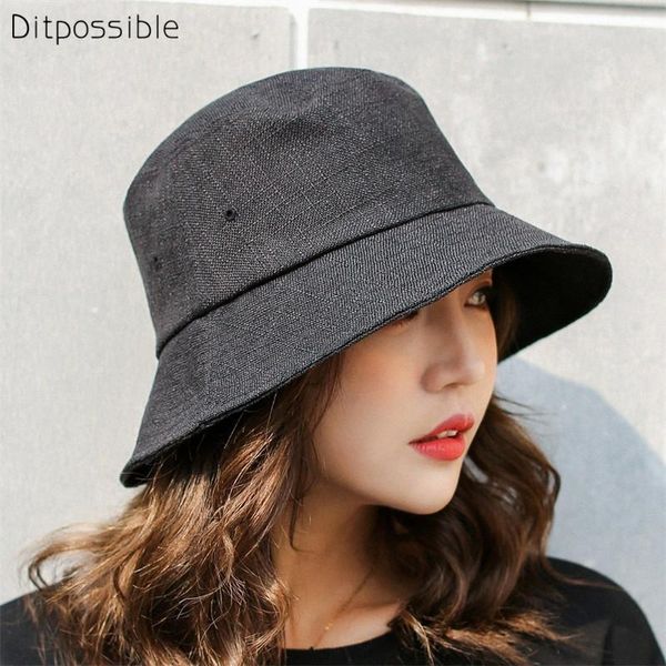 cloches ditpossible cotton linen bucket hats for women men fishing hat flat panama hip hop caps
cloches ditpossible cotton linen bucket hats for women men fishing hat flat panama hip hop caps