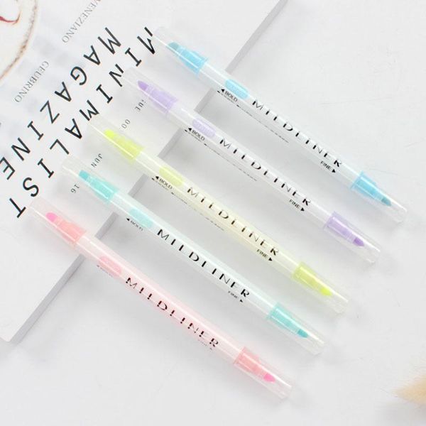 highlighters 12 colors/box mildliner pen set double headed round toe/oblique pastel highlighter kawaii japanese stationery schoolsupplies, Black;red
highlighters 12 colors/box mildliner pen set double headed round toe/oblique pastel highlighter kawaii japanese stationery schoolsupplies, Black;red