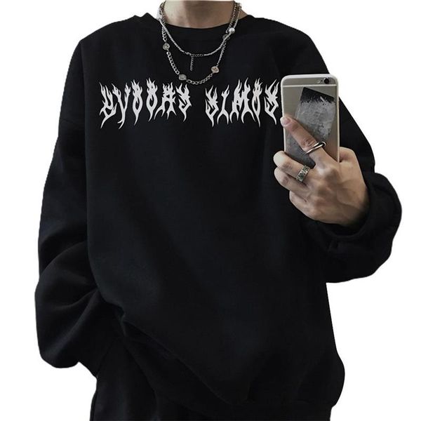 women's hoodies & sweatshirts loose autumn letter print sweatshirt oversize winter streetwear o-neck long sleeves couple's w, Black
women's hoodies & sweatshirts loose autumn letter print sweatshirt oversize winter streetwear o-neck long sleeves couple's w, Black