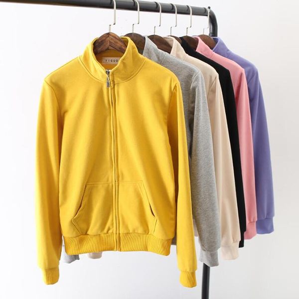 women's hoodies & sweatshirts zipper jacket 2021 spring autumn korean fashion stand collar thin sweatshirt women loose plus size, Black
women's hoodies & sweatshirts zipper jacket 2021 spring autumn korean fashion stand collar thin sweatshirt women loose plus size, Black