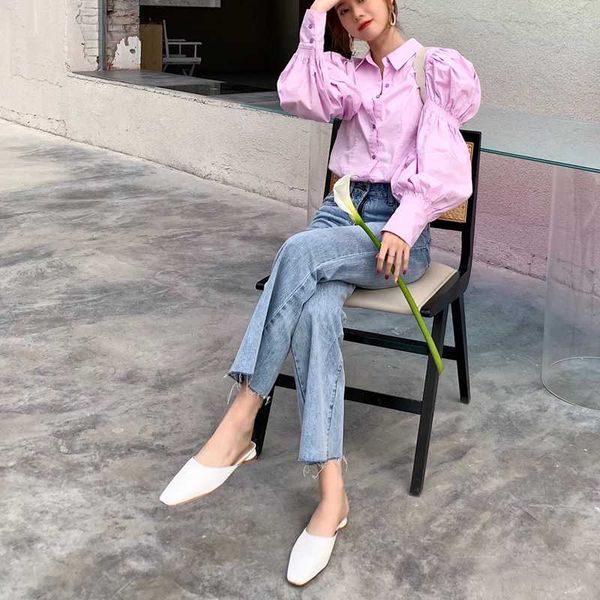 new ladies high-quality genuine leather all-match stone grain semi-soft casual ladies low-heel half-drag sandals british sandals, Black
new ladies high-quality genuine leather all-match stone grain semi-soft casual ladies low-heel half-drag sandals british sandals, Black