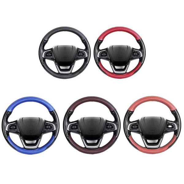 steering wheel covers car product interior part 38cm leather overall cover carbon fiber sports tools dropship 629
steering wheel covers car product interior part 38cm leather overall cover carbon fiber sports tools dropship 629