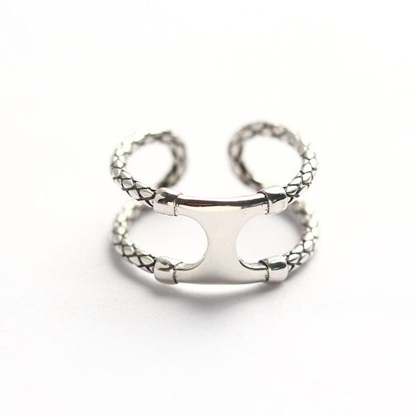 cluster rings genuine sterlling silver 925 open for women twisted link chain wide cuff ring fine jewelry girl daily gift accessories, Golden;silver
cluster rings genuine sterlling silver 925 open for women twisted link chain wide cuff ring fine jewelry girl daily gift accessories, Golden;silver