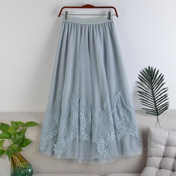 skirts women 2021 spring autumn elegant female high waist pleated skirt ladies lace patchwork midi saias faldas jupe b960, Black
skirts women 2021 spring autumn elegant female high waist pleated skirt ladies lace patchwork midi saias faldas jupe b960, Black