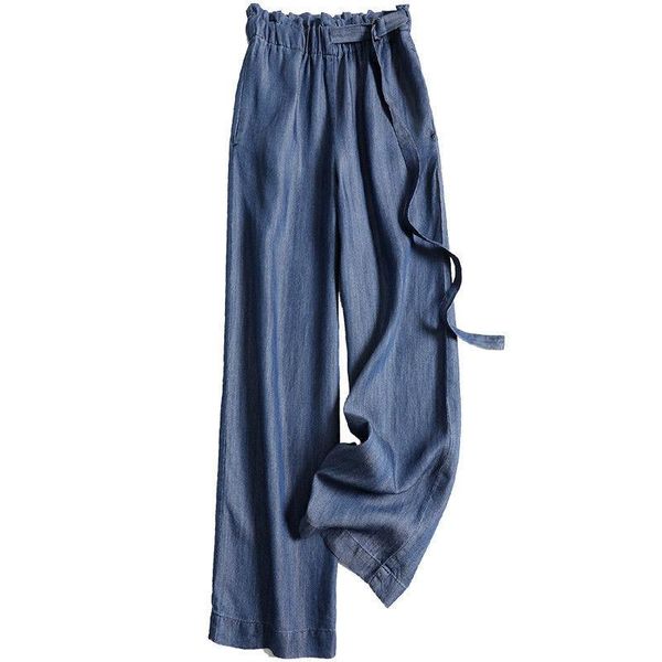 women's pants & capris 2021 spring/summer thin tencel wide leg high waist thinning casual loose ice silk mopping straight, Black;white
women's pants & capris 2021 spring/summer thin tencel wide leg high waist thinning casual loose ice silk mopping straight, Black;white