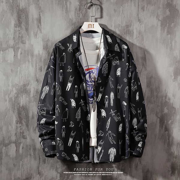 2021 new men's fashions autumn spring long sleeves big size m-5xl 6xl 7xl hawaiian beach casual floral shirt for man fbtz, White;black
2021 new men's fashions autumn spring long sleeves big size m-5xl 6xl 7xl hawaiian beach casual floral shirt for man fbtz, White;black