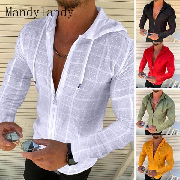 men's polos mandylandy spring and summer shirt sunscreen casual long sleeve slim fashion hooded zipper t-shirt social top, White;black
men's polos mandylandy spring and summer shirt sunscreen casual long sleeve slim fashion hooded zipper t-shirt social top, White;black